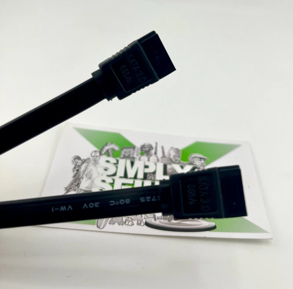 ⚡ 3x 6x 10x 15x 20x gerade SATA 0,4m Kabel | SATA III 6 GB/s schwarz NEUWARE ⚡ - Bild 4 von 4