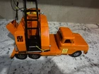 Vintage Tonka State Hi-Way Dept Mobile Dragline Crane Truck Orange Pressed Ste