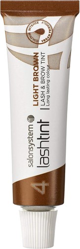 SALON SYSTEM LASHTINT TINTA MARRONE CHIARO PER CIGLIA E SOPRACCIGLIA, 15 ML - Foto 4 di 4