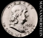 1963 Silver Franklin Half Dollar - Choice Gem Brilliant Unc+++  #L3739