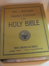 Saint Joseph Family Edition of the Holy Bible: The New American Bible, Large Ty,