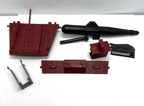 Gi-Joe Cobra Moray Hydrofoil Parts 1985 Original ARAH Hasbro Free Shipping