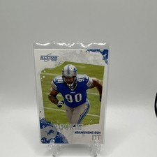 Panini 2010 Score Rookie Ndamukong Suh Detroit Lions Football Card #377 (RC). rookie card picture