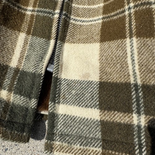 Vintage 70s Woolrich Plaid Flannel Jacket Coat Large Wool Lined Workwear READ - Picture 8 of 13