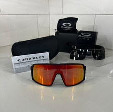Oakley Men's Orange/Gold Sunglasses with Case Free Shipping From USA  Unisex