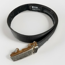 NEW Mission Belt Black Nylon Belt Steel Buckle Size: Medium up to 35"
