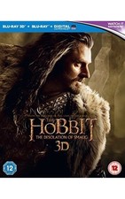 The Hobbit - The Desolation of Smaug (Blu-ray 3D) (+ Lenticular Case) New Sealed