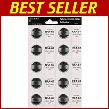 High Capacity 6V Battery for Pet Safe Collars 10-Pack 