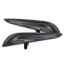 For 20-25 Toyota Supra CSL Laser Style Black Luxx LED Tail Lights Lamps