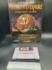 Secret of Evermore SNES Authentic With Official Strategy Guide Maps Book. Tested