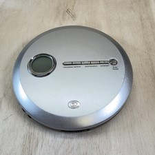 Vintage Durabrand CD-857 Portable CD Player Silver Anti-Skip For Parts Repair