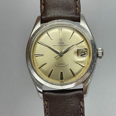 VINTAGE TUDOR  OYSTER PRINCE SMALL ROSE DIAL REF 7965 AUTOMATIC 34 MM  from 1960