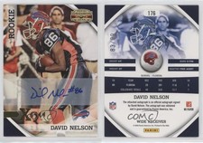 2010 Panini Gridiron Gear Gold X's Signatures /99 David Nelson Rookie Auto RC