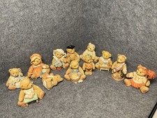 Cherished Teddies Enesco Priscilla Hillman Lot 12 Bear Figurines Figures Vintage