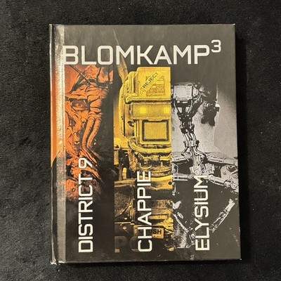 BLOMKAMP 3 Chappie / District 9 / Elysium 3 Blu-ray Disc Set w/ Book