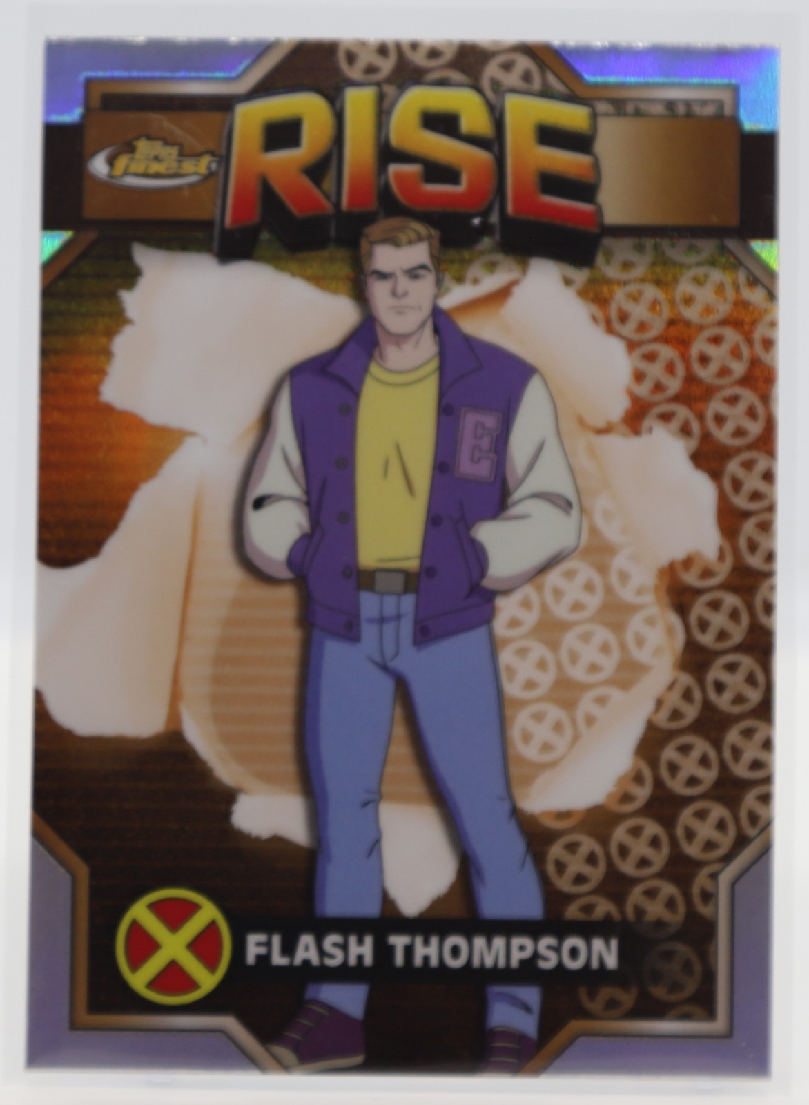 FLASH THOMPSON 2025 Topps Finest X-Men '97 Marvel Common Refractor #23