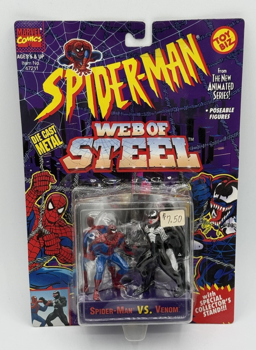 Venom ToyBiz Spider-Man Comic Book Heroes Action Figures for sale