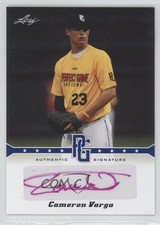 2013 Leaf Perfect Game Showcase Auto Blue 8/25 Cameron Varga #A-CV1 Auto 0a7