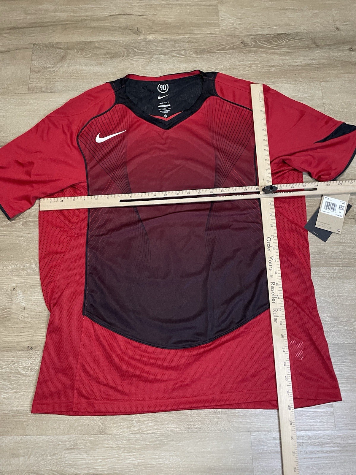 Nike Total 90 Dri-Fit Soccer Jersey Mens Size 2XL Retro Y2k Loose Fit HV1178-687 thumbnail 5
