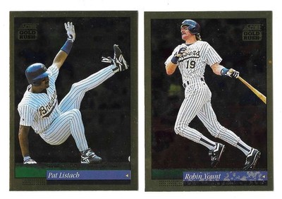 1994 Score Gold Rush - MILWAUKEE BREWERS Team Set