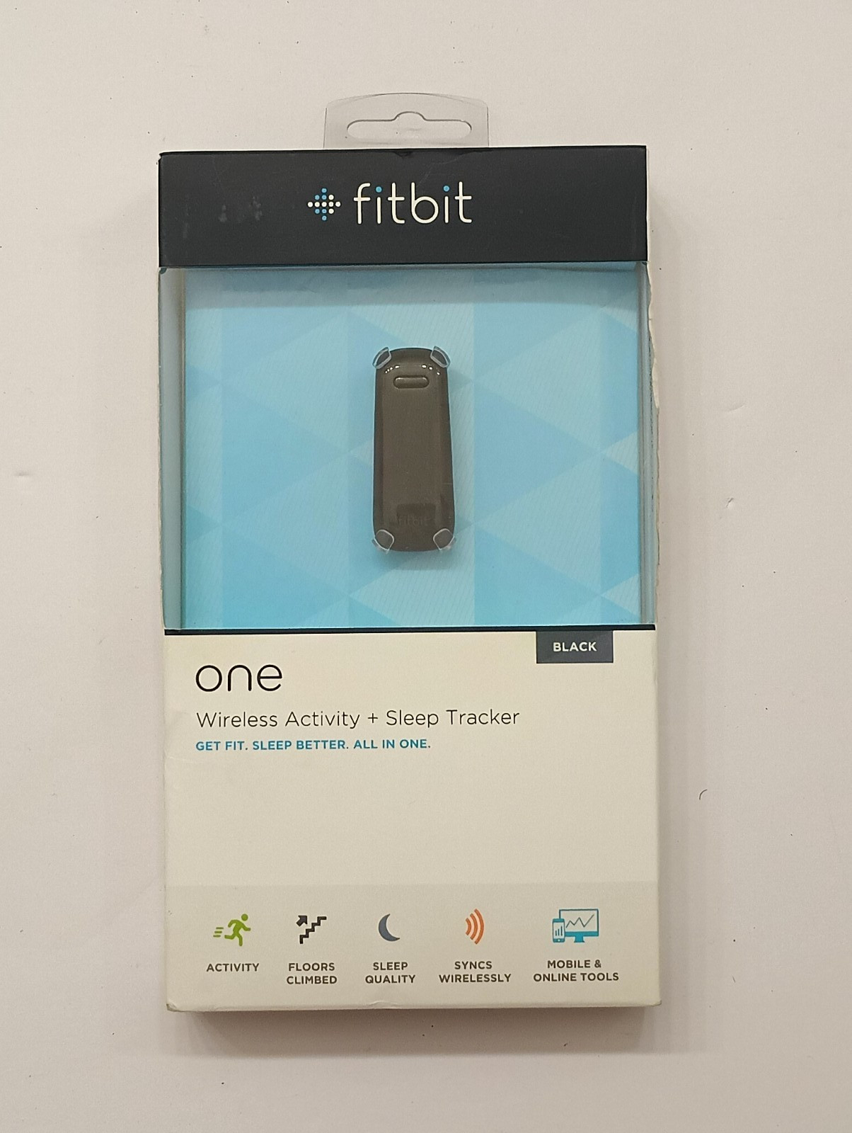 NEW/SEALED! / Fitbit One Wireless Activity + Sleep Tracker Black