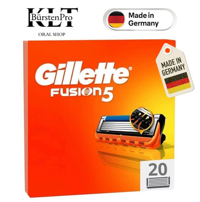 20X Gillette Fusion5 Rasierklingen 20 Original Ersatzklingen Herren | NEU      