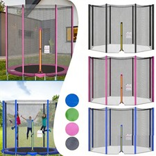 Trampolin Sicherheitsnetz für 6 oder 8 Stangensystem 244 cm bis 427 cm Netz
