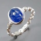 Gemstone Blue Sapphire Ring 925 Sterling Silver Size 8 /R471701