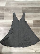 American Eagle Outfitters Women’s Medium Black White Striped Swing Dress