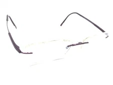 Silhouette 5416 40 6058 Titanium Purple Rimless Eyeglasses Frames 17 135 Austria