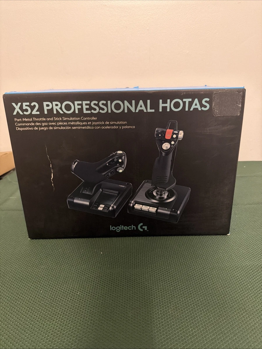 Joystick HOTAS Simulatore Spaziale E Di Volo Logitech G X52 Professional - Foto 4