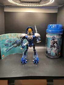 LEGO BIONICLE Gali Nuva 8570 Complete Set with Canister & Instruction Manual