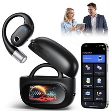 AI Translation Earbuds Real Time,LCD Touchsreen,164 Language Translator Earbu...