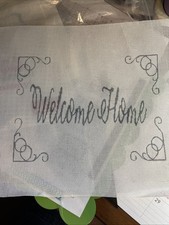 Welcome Home Needlepoint Canvas