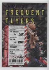 2020-21 Panini NBA Hoops Frequent Flyers Purple Explosion Paul George #6 04ag