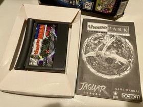 Atari Jaguar - Theme Park - PAL - Vintage Game Console Nintendo Sega PlayStation