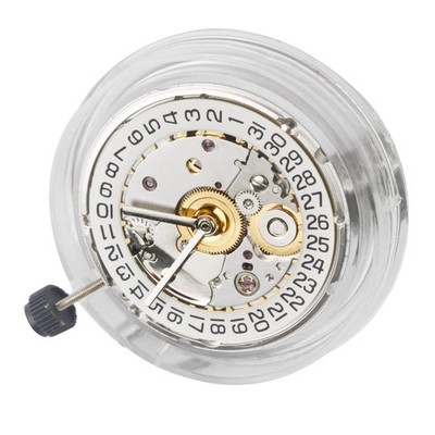 White Retro Clone 25 Jewels Automatic Watch Movement For ETA 2824 2824-2 E