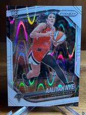 2025 Panini WNBA Prizm Aaliyah Nye #15 White Seismic RC Las Vegas Aces [RC]
