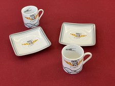 Paire Tasses et Dessous de tasses AÉRO CLUB CAFÉ Aviation