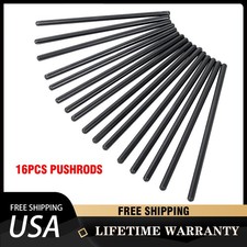 16pcs 516 Hardened 7.400 Pushrods For Gm Ls Ls1 Ls3 4.8l 5.3l 5.7l 6.0l 6.2l
