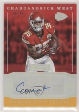 2016 Panini Donruss Signature Series Holo Silver 8/10 Charcandrick West Auto 5ov