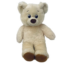 Build a Bear Teddy Bear Stuffed Plush Animal White Cream Original Classic 15" D9