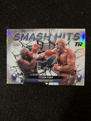 Tyson Fury 2024 Topps Chrome Boxing Smash Hits Refractor #SH-2