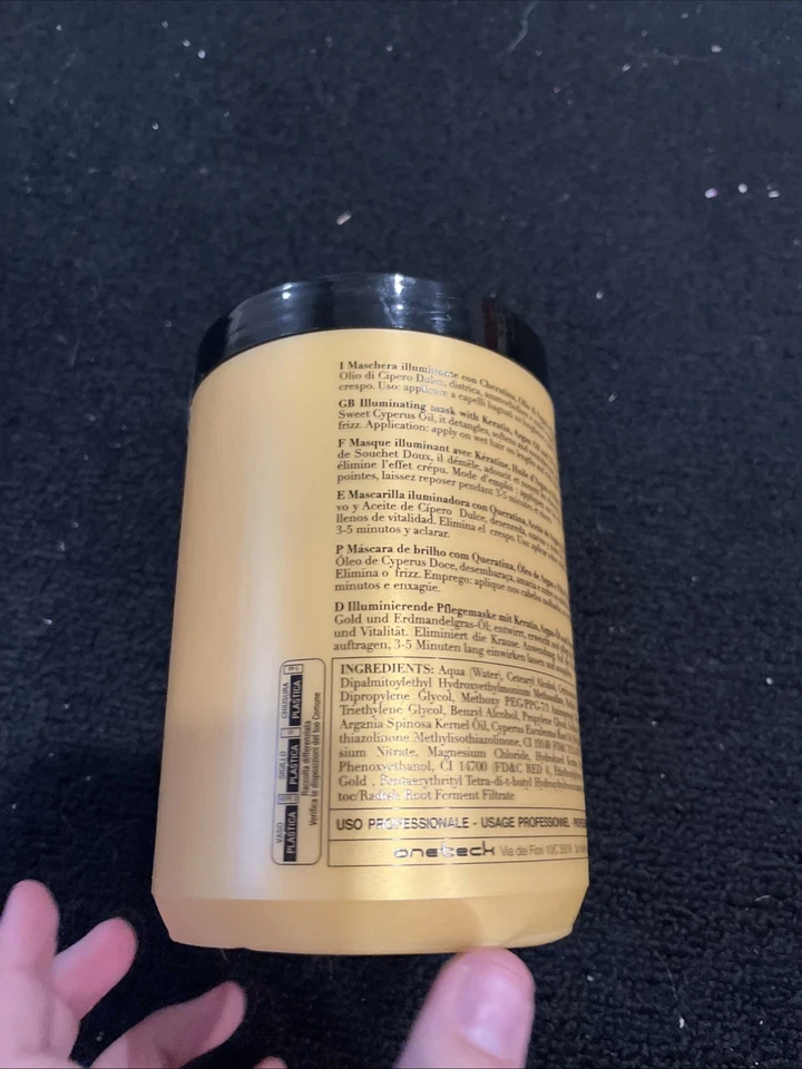 Маска для волос Oro Therapy 24k Oro Puro-Illuminating с кератином и арганом 33,8 - Изображение 3 из 4