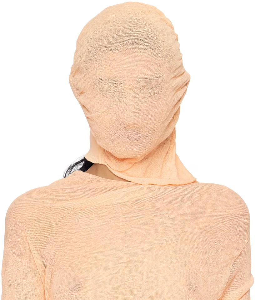 ISSEY MIYAKE Orange Ambiguous Beanie - Image 4 of 4