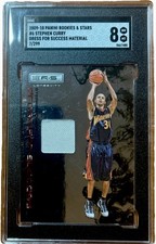 2009-10 Steph Curry Panini Rookies & Stars Dress for Success Swatch 7/299