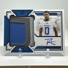 2024 Panini National Treasures Terrion Arnold Rookie Patch Auto /5 RPA RC SSP