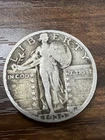 1930 Standing Liberty Quarter - 90% Silver 25C US Coin - Fine Details