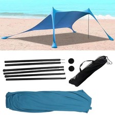 Beach Shade, UPF50 Portable Beach Shade Tent, Beach Shade Canopy With Sandbag