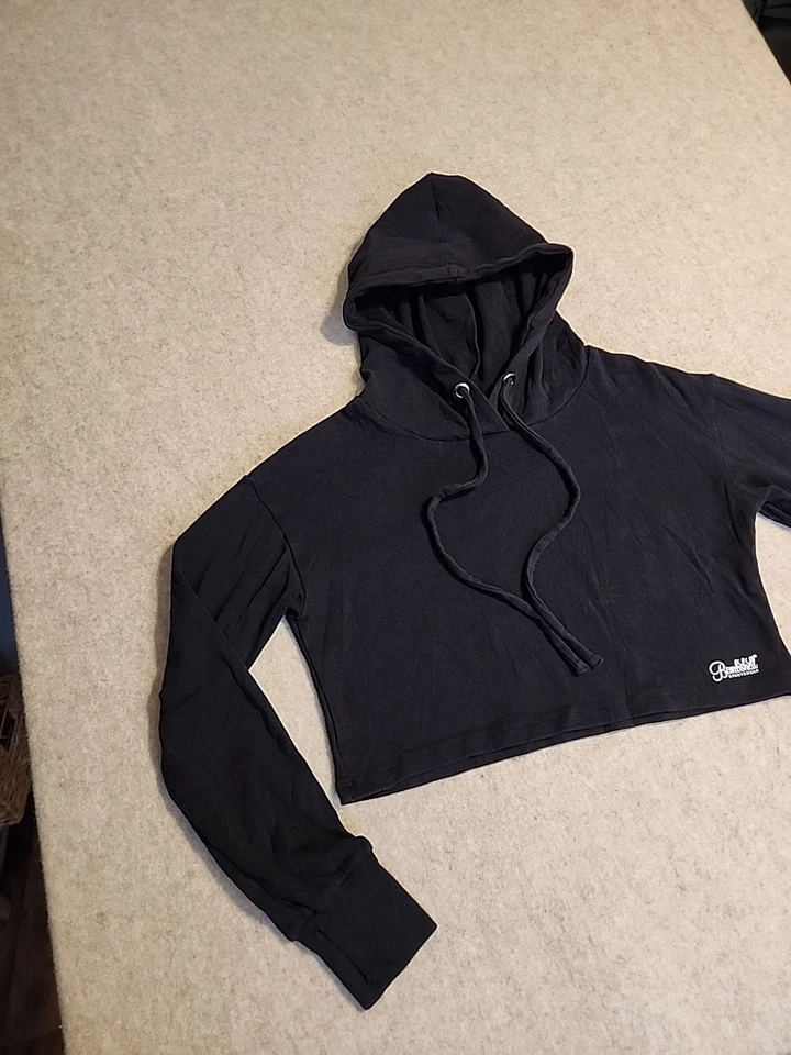 Rare Bombshell Sportswear Sweatshirt Womens L  Hoodie Cropped Hooded Athleisure - Image 2 of 4